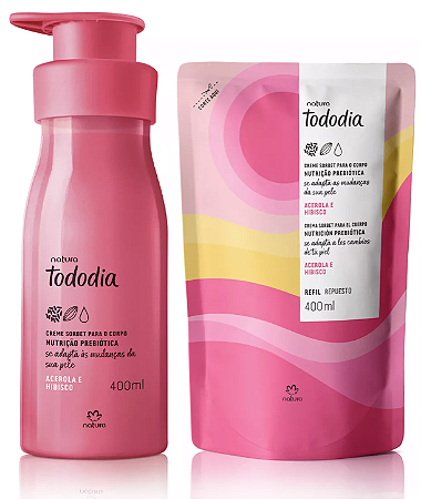 Kit Tododia Acerola e Hibisco com refil