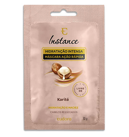 Sachê Máscara Cronograma Capilar Instance Karité 30g