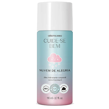 Cuide-se Bem Nuvem de Alegria Óleo Desodorante Hidratante Corporal, 110ml