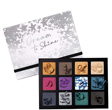 Avon Dream to Shine Paleta de Sombra para Olhos - 12 Cores Pigmentadas e Hipoalergênicas