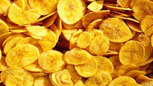 Banana chips com sal 100g