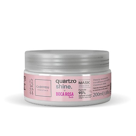 Máscara de Tratamento Quartzo Shine By Boca Rosa Hair Cadiveu Essentials - 200ml