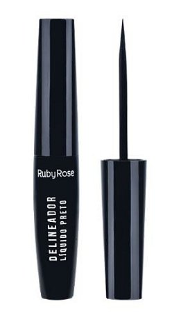 Delineador Liquido Preto - Rubyrose