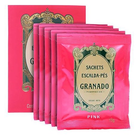 Kit Sachets Escalda-pés Granado Pink - 5x15g