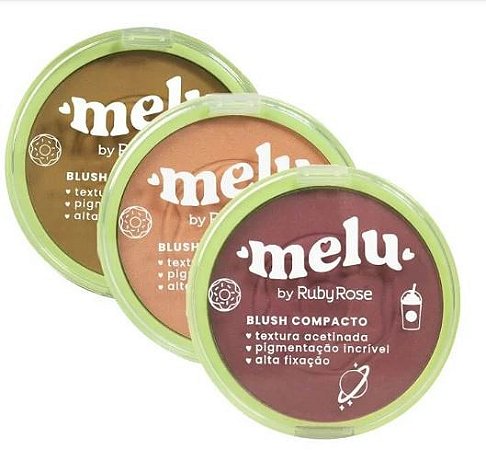 Blush Compacto Melu Ruby Rose