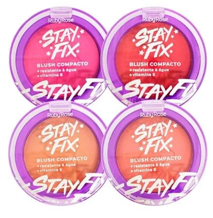 Blush Compacto Stay Fix Rubyrose