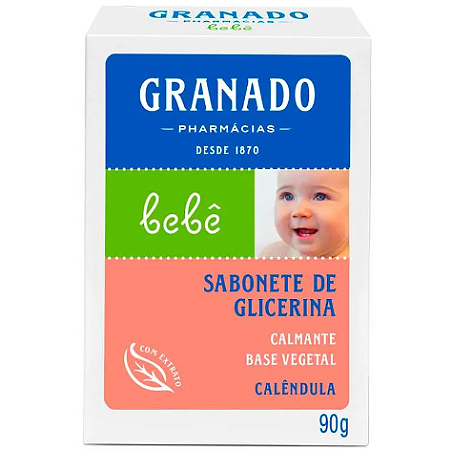 Sabonete em Barra Bebê Glicerina Calêndula Granado - 90G