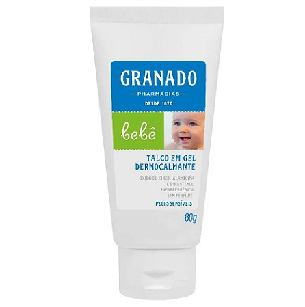 Talco em Gel Dermocalmante Bebê Peles Sensíveis 80g