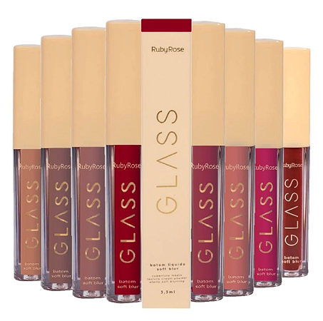 Batom Líquido Soft Blur Glass Ruby Rose