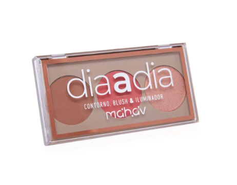 Trio Contorno, Blush e Iluminador Dia a Dia - Mahav
