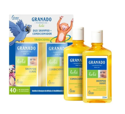 Duo Shampoo 250ml + Condicionador 250ml Bebê Glicerina Tradicional Granado
