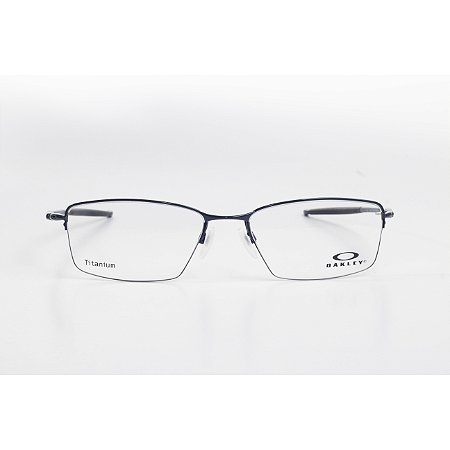 TITANIO MASCULINO VISTA OAKLEY 5113 POLISHED MIDNIGHT DEMO LENS