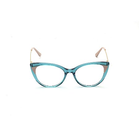 Oculos gatinho verde Clearance