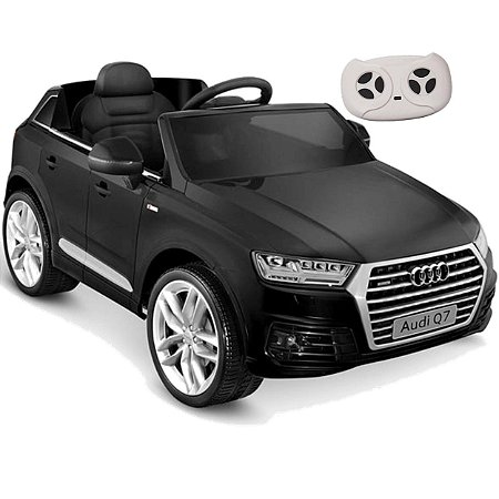 Carro Eletrico Zippy Toys Audi Q7 Quattro 12V Preto Controle
