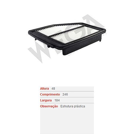 Filtro de Ar Honda Civic - JFA0438 Wega