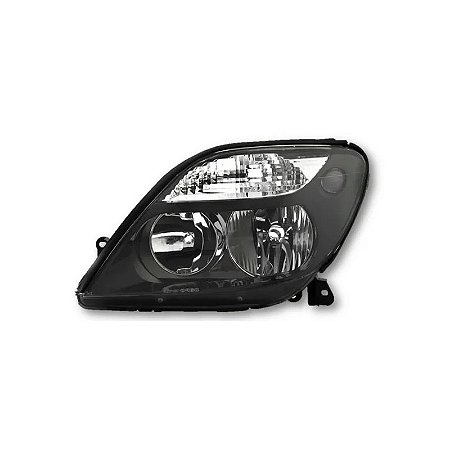Farol Renault Scenic Mascara Negra L. Esquerdo 2001 / 2010 Novo Manual