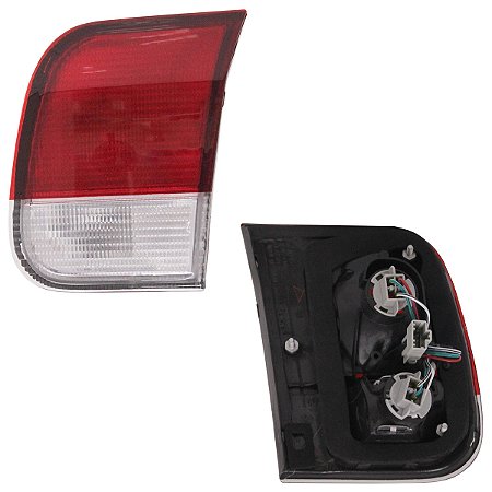 Lanterna Traseira Civic 1996 A 1998 Bicolor Tampa Porta Malas LD