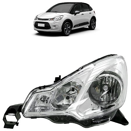 Farol C3 2012 a 2016 Foco duplo Manual Le