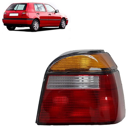 Lanterna Traseira Golf 1993 A 1998 Alemão Mexicano Tricolor Direita