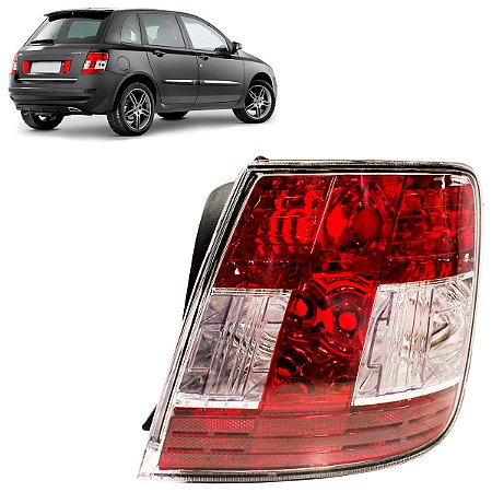 Lanterna Traseira Stilo 2008 A 2011 Serve Para 2003 A 2007 Bicolor Canto LD BR266