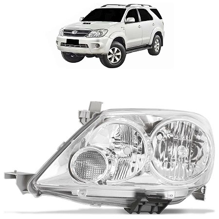 Farol Hilux Sw4 2005 A 2008 Máscara Cromada Importado ZN111110IMP