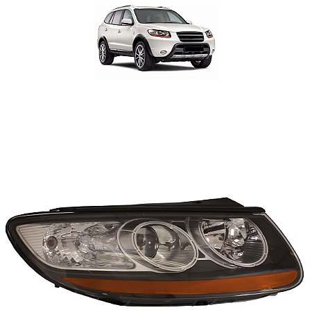 Farol Santa Fé 2007 A 2012 Máscara Negra Pisca Âmbar LD ZN1111134