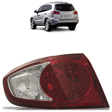 Lanterna Traseira Santa Fé 2006 A 2010 Bicolor Canto LE ZN1111135