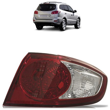 Lanterna Traseira Santa Fé 2006 A 2010 Bicolor Canto LD ZN1111136