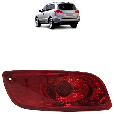 Lanterna Traseira Parachoque Santa Fé 2006 A 2010 Rubi ZN1111144