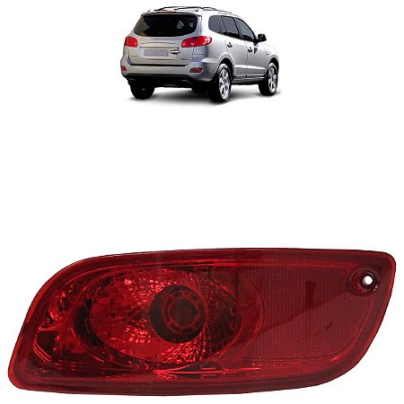 Lanterna Traseira Parachoque Santa Fé 2006 A 2010 Rubi ZN1111145