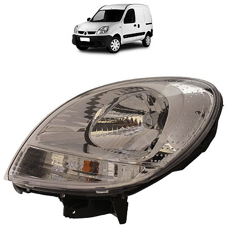 Farol Kangoo 2009 A 2012 Máscara Cromada ZN1111200