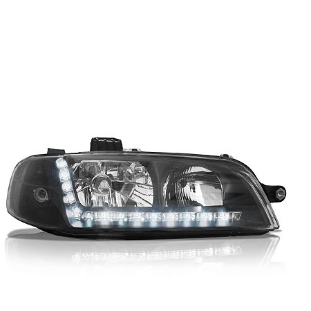 FAROL PALIO/SIENA/STRADA/WEEKEND 01/03 M. NEGRA C/ LED LD ZN1111205R