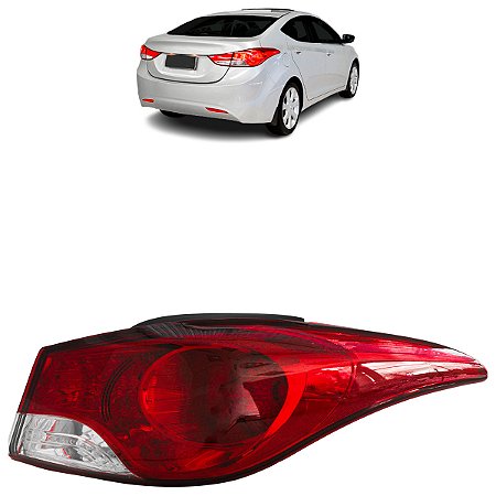 Lanterna Traseira Elantra 2011 A 2013 Bicolor Canto ZN1111209