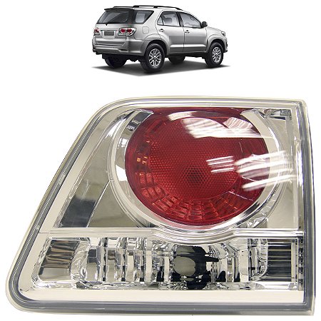 Lanterna Traseira Hilux Sw4 2012 A 2015 Cromada Porta Malas ZN111611