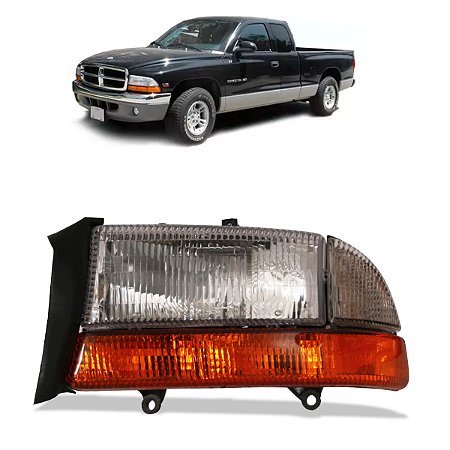 Farol Dakota 1997 A 2003 Com Pisca Âmbar LE ZN1313055