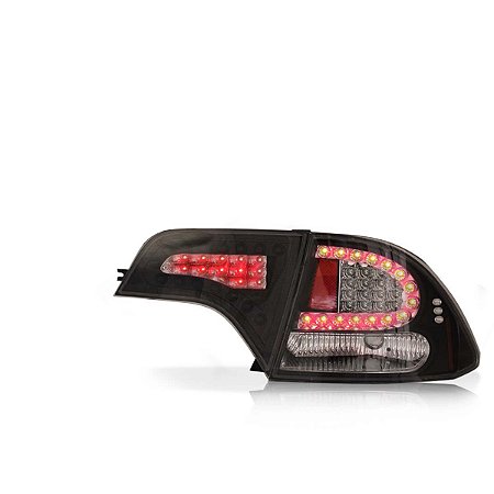 Kit Lanterna Traseira Led New Civic 2007 A 2011 Cristal ZN1313148