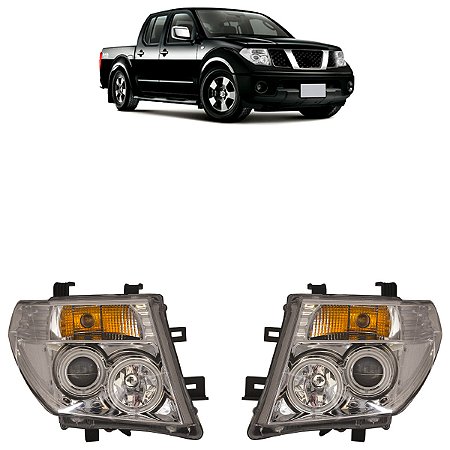 Par Farol Dianteiro Dayl Frontier LED 2008 A 2016 Cromada ZN1313173