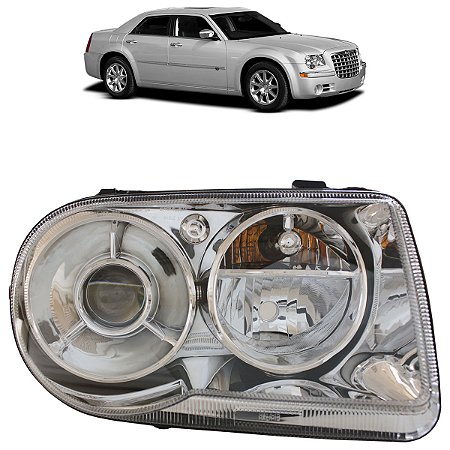 Farol 300C 2005 A 2009 Com Plug Para Xenon Sem Luz De LD ZN1313246