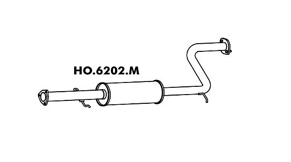 Silencioso Honda Accord 2.2 91/94 Intermediario