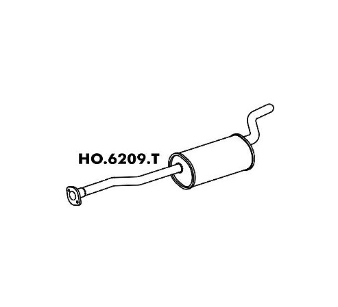 Silencioso Honda Accord Lx 2.2 / Sw 94 A 97 Traseiro Sw