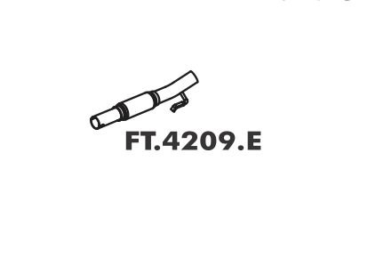 Tubo Flexivel Escapamento Fiorino Fire 1.3 8V 2003 A 2013