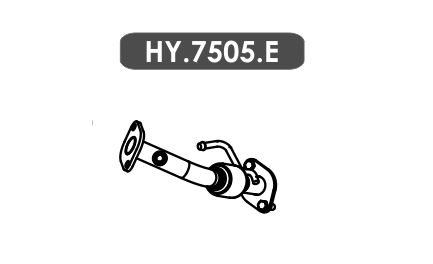 Tubo Escapamento Hb20 1.0 3 Cil. Hatch / Sedan 2012 A 2014