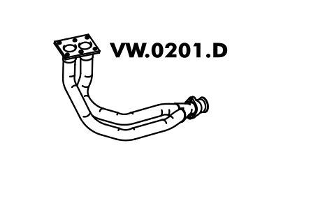 Tubo Do Motor Escort Ghia / Xr3 / Verona 1.8 11/89 Até 91