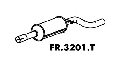 Silencioso Escort Hobby 1.0 94 Até 96 Traseiro