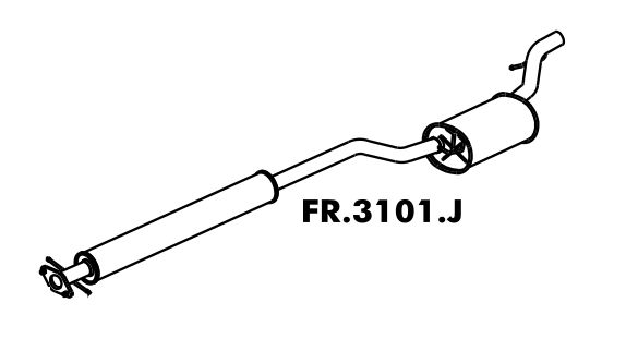 Silencioso Focus Hatch / Sedan 1.6 Rocam 2003 A 2009