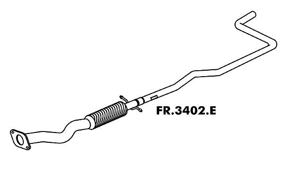 Tubo Flexivel Ka 1.0 / 1.3 97 Até 07/99 Motor Endura