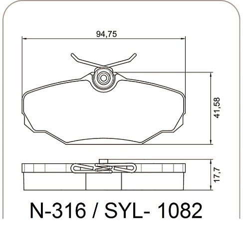 Pastilha De Freio Monza / Kadet