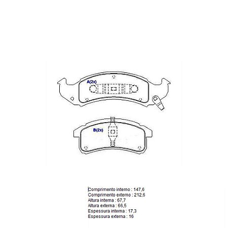 Pastilha De Freio Lumina