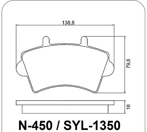 Pastilha De Freio Renault Master 2.5 2012 A 2013