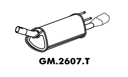 Silencioso Tigra 98 Em Diante Traseiro